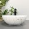 Умивальник накладний VBI PARMA WHITE STONE GLOSSY 41,5x33,5