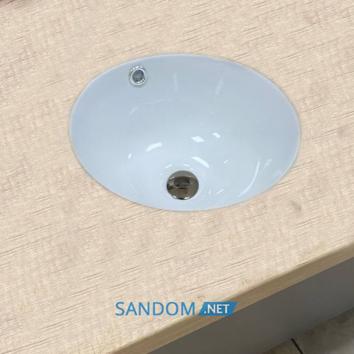 Умывальник врезной VBI MARZANO WHITE 35x35