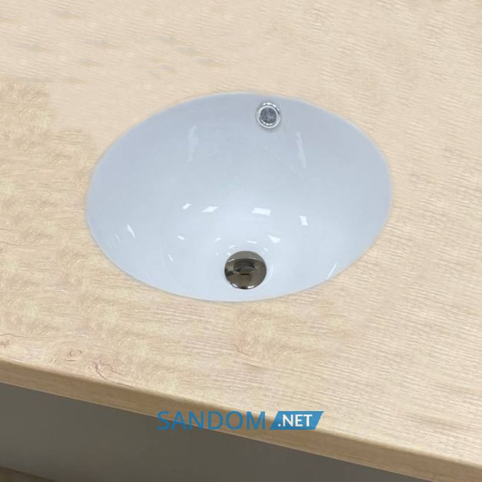 Умывальник врезной VBI MARZANO WHITE 35x35