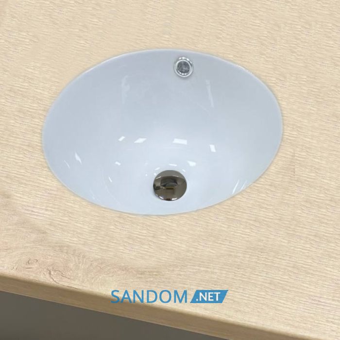 Умывальник врезной VBI MARZANO WHITE 35x35