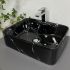 Умивальник накладний VBI FORLI BLACK MARMO GLOSSY 48x37