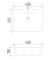 Умивальник накладний VBI FORLI BLACK MARMO GLOSSY 48x37