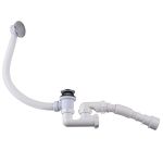 Сифон для ванны Waterstal Click-Clack с гибкой трубой 32/40/50 (А - 18089)