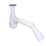 Сифон для мийки Waterstal 1 1/2″ з гофрою 40/50