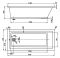 Ванна акриловая VagnerPlast Cavallo 170x75см с ножками 