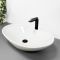 Умывальник накладной VBI TURIN WHITE 61,5x36