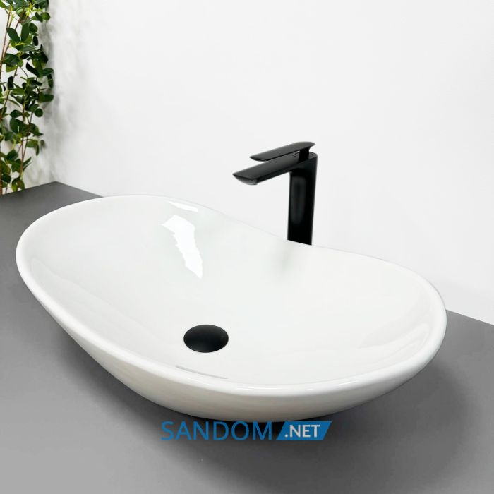 Умывальник накладной VBI TURIN WHITE 61,5x36