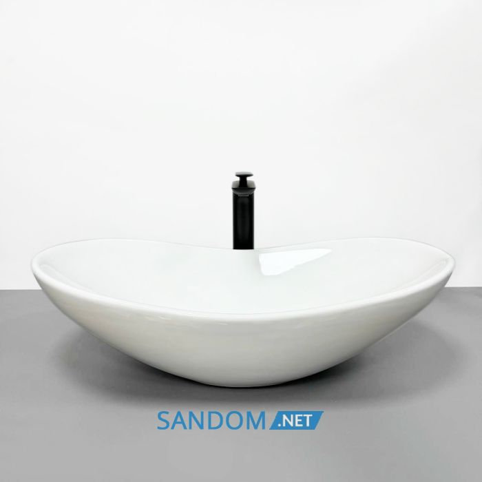 Умывальник накладной VBI TURIN WHITE 61,5x36