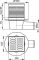 AlcaPlast APV1 Сливной трап 105*105/50