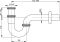 Полусифон для раковины Alcaplast A432