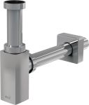 Сифон для раковины Alcaplast A401 Design, цельнометаллический 