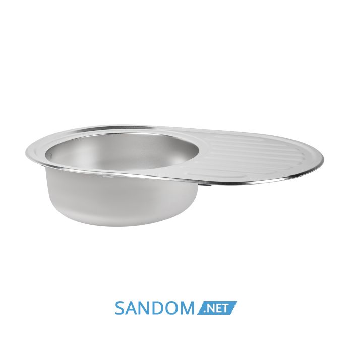 Мийка для кухні Lidz 7750 0,8 мм Satin (LIDZ7750SAT08)