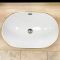 Умывальник врезной VBI GAETA WHITE GOLD EDGE 61x40