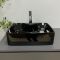 Умивальник накладний VBI FORLI BLACK GLOSSY 48x38