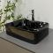 Умивальник накладний VBI FORLI BLACK GLOSSY 48x38