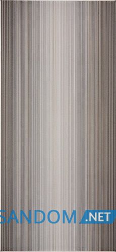 Плитка Інтеркераму Stripe 23x50 темно-сіра (стіна)