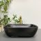 Умывальник накладной VBI RAVENNA BLACK STONE MATT 46x32,5