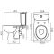 Унітаз-компакт Kolo Freja L79211000 із кришкою soft-close