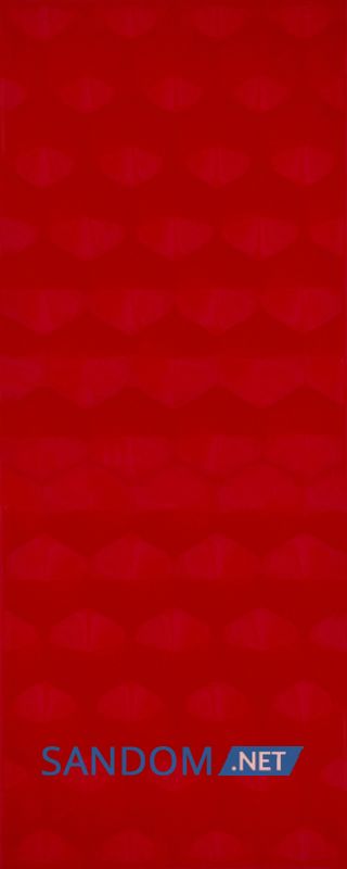 Плитка Атем Соте R 20x50 красная (стена) 