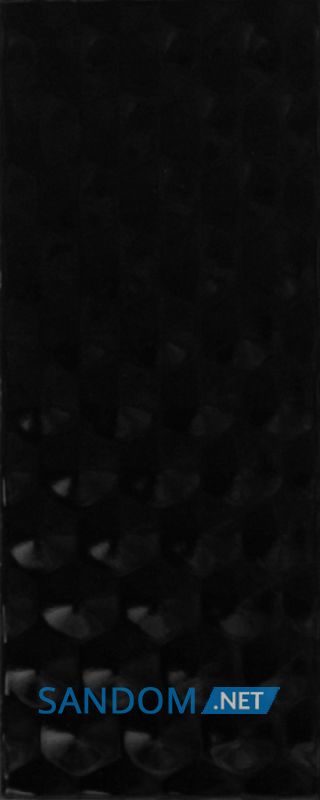 Плитка Атем Соте BK 20x50 чорна (стіна)