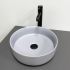 Умывальник накладной VBI PRATO LIGHT GREY MATT 36x36