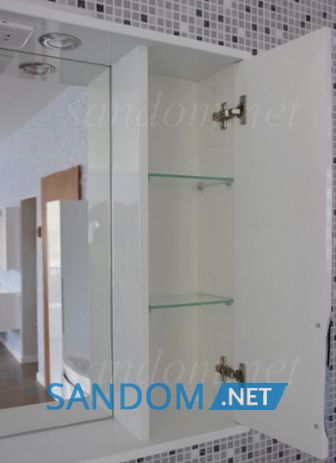 Зеркало-шкафчик для ванной Сансервис Laura 75