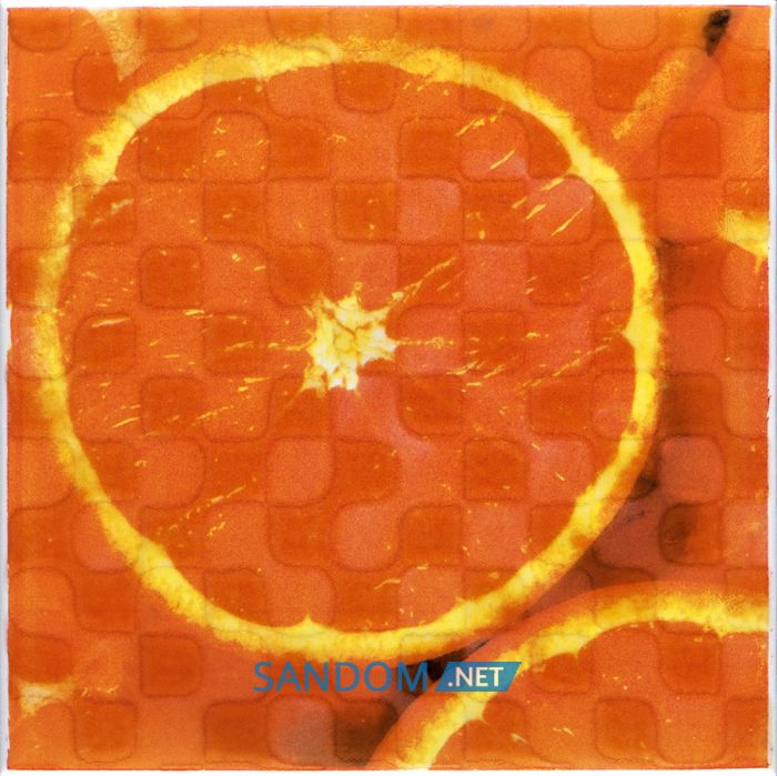 Декор Атем Orly Orange 1 20x20