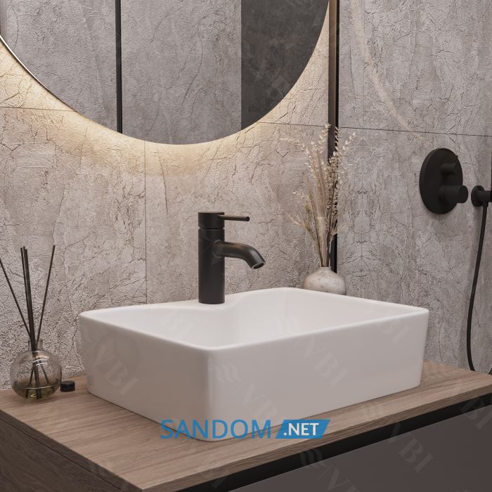 Умывальник накладной VBI FORLI WHITE 48x37