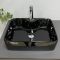 Умивальник накладний VBI FORLI BLACK GLOSSY 48x38