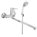 Смеситель для ванны Rubineta Uno N11CD01 с длинным изливом