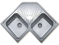 Мийка для кухні Teka Angular 2B з нержавіючої сталі кутова