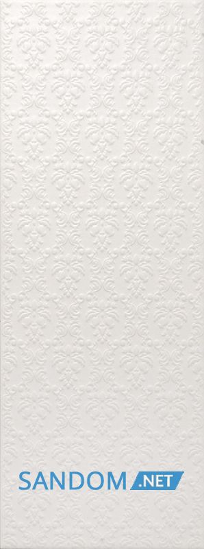 Плитка Інтеркераму Арабеско для стін біла 23х60