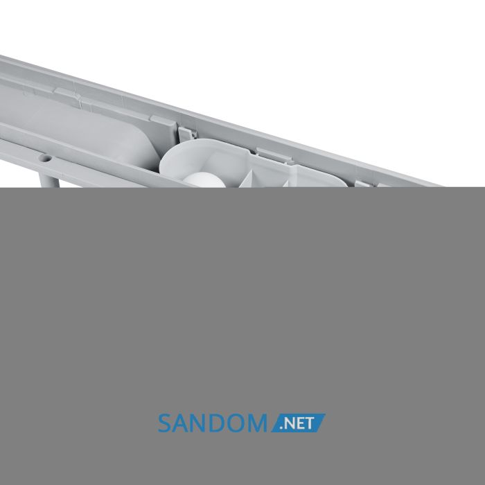 Трап Qtap Dry FA304-800 линейный с сухим затвором и нержавеющей решеткой 800х73