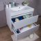 Тумба Fancy Marble Borneo c умывальником Yonna 80 