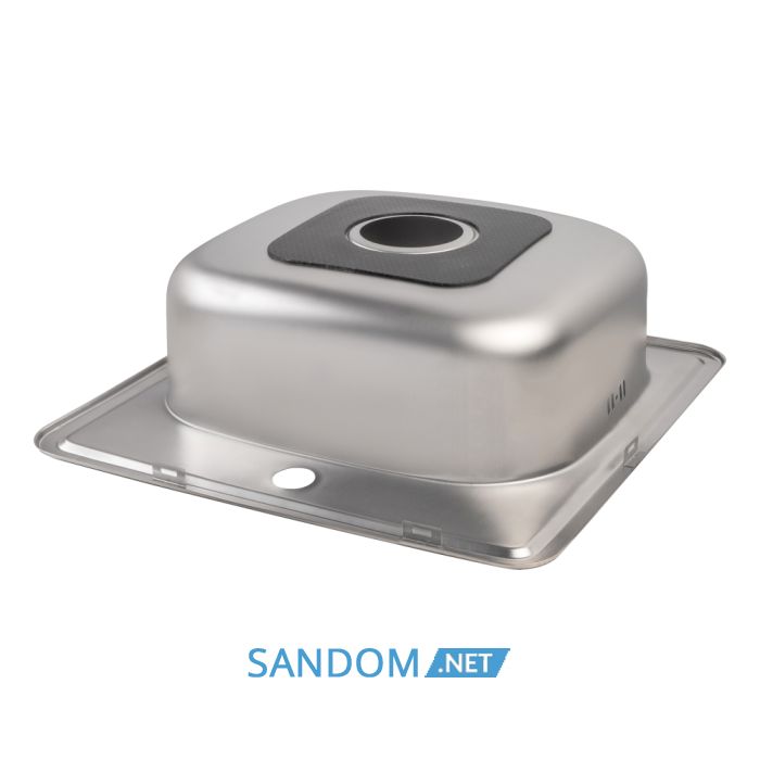 Мийка для кухні Lidz 4848 0,6 мм Satin (LIDZ4848SAT06)