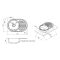 Мойка для кухни Lidz 7750 0,8 мм Micro Decor (LIDZ7750MDEC)