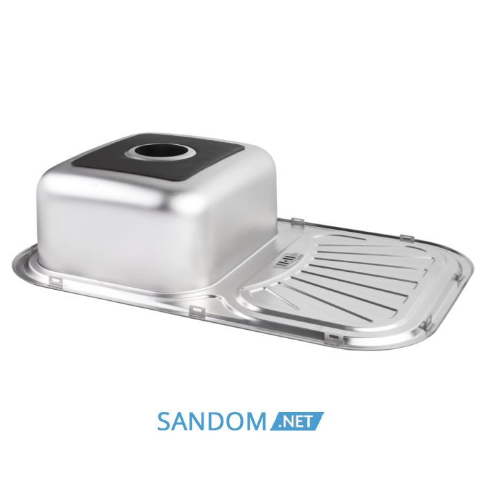 Мийка для кухні Lidz 7549 0,8 мм Micro Decor (LIDZ7549MICDEC)