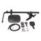 Душевая система Lidz Kubis 1030 Black со смесителем с изливом
