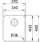 Мойка для кухни Franke Aton 370х430 ANX 110-34