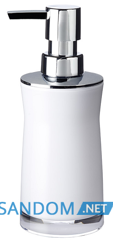 Дозатор для жидкого мыла Ridder Disco белый 21035.01