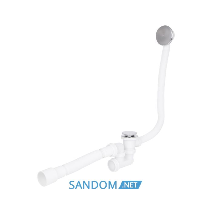 Сифон для ванни Lidz LW04 Click-Clack, гофра 40/50