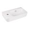 Раковина Qtap Tern 45х26 з донним клапаном QT17115117LW, ліва