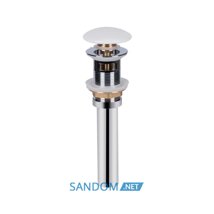 Раковина Qtap Tern 45х26 з донним клапаном QT17115117LW, ліва