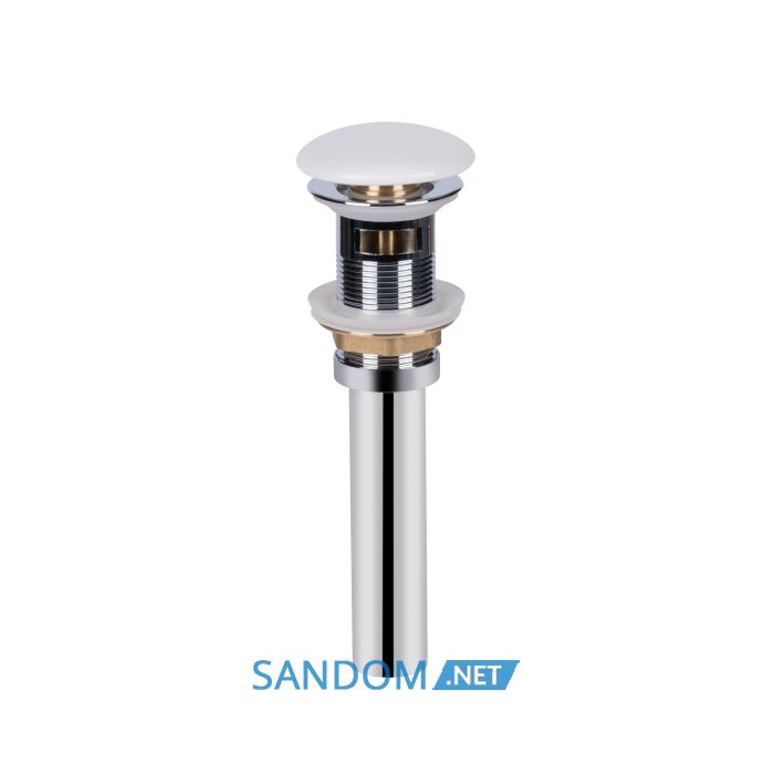 Раковина Qtap Tern 45х26 з донним клапаном QT17115117LW, ліва