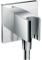 Шланговое подсоединение Hansgrohe Fixfit Porter Square 26486000 с держателем