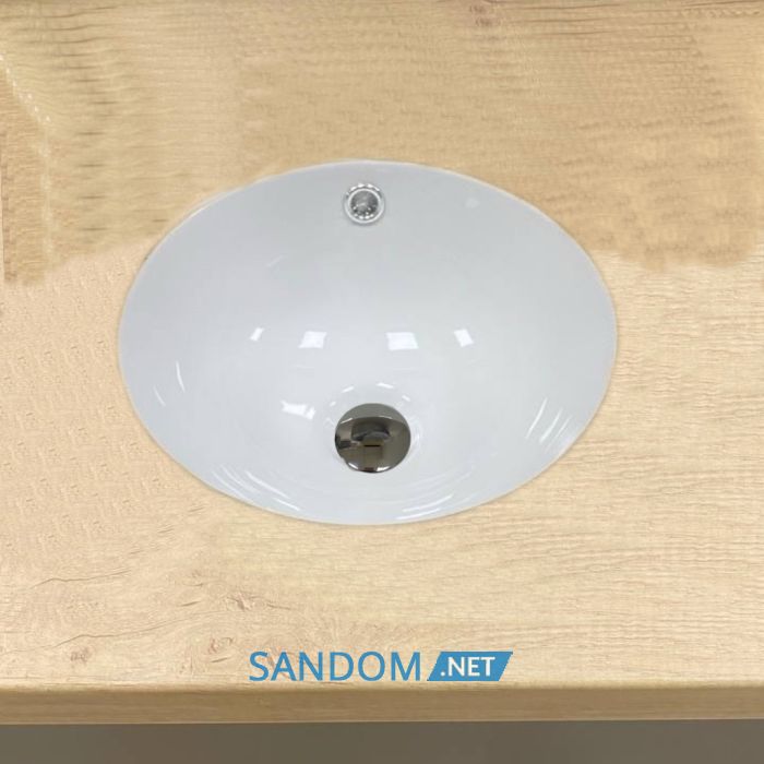 Умывальник врезной VBI MARZANO S WHITE 33x33