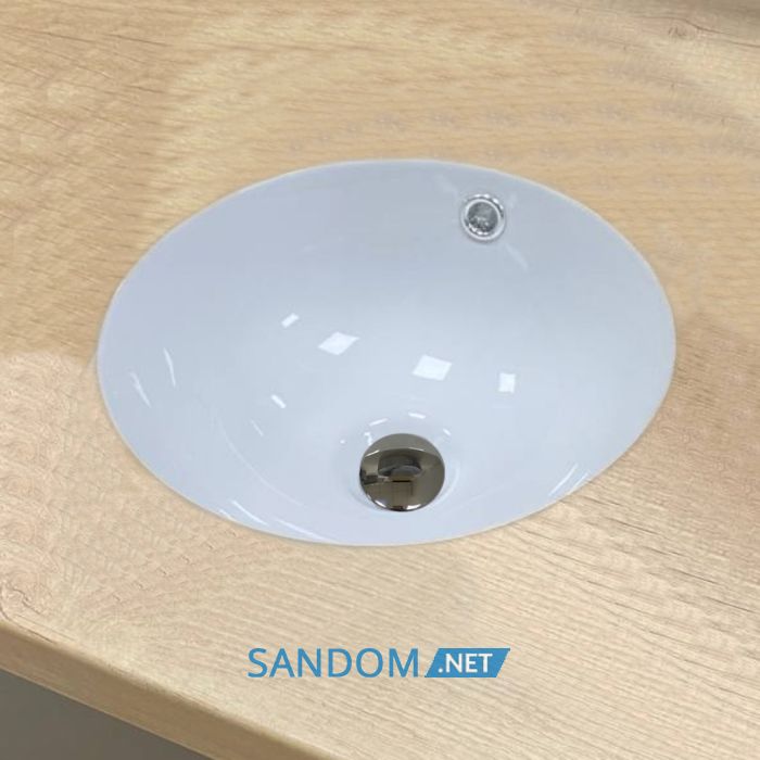 Умывальник врезной VBI MARZANO S WHITE 33x33
