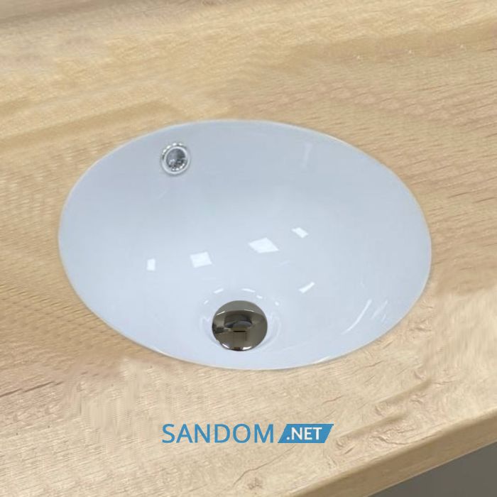 Умывальник врезной VBI MARZANO S WHITE 33x33