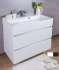 Тумба Fancy Marble Borneo с умывальником Vitold 90  