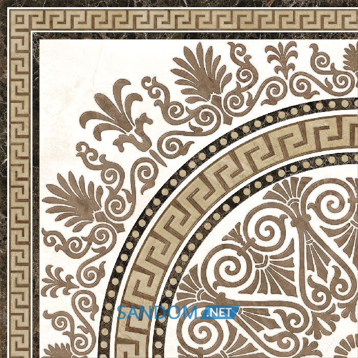 Декор для підлоги Golden Tile Meander Rosette 40х40
